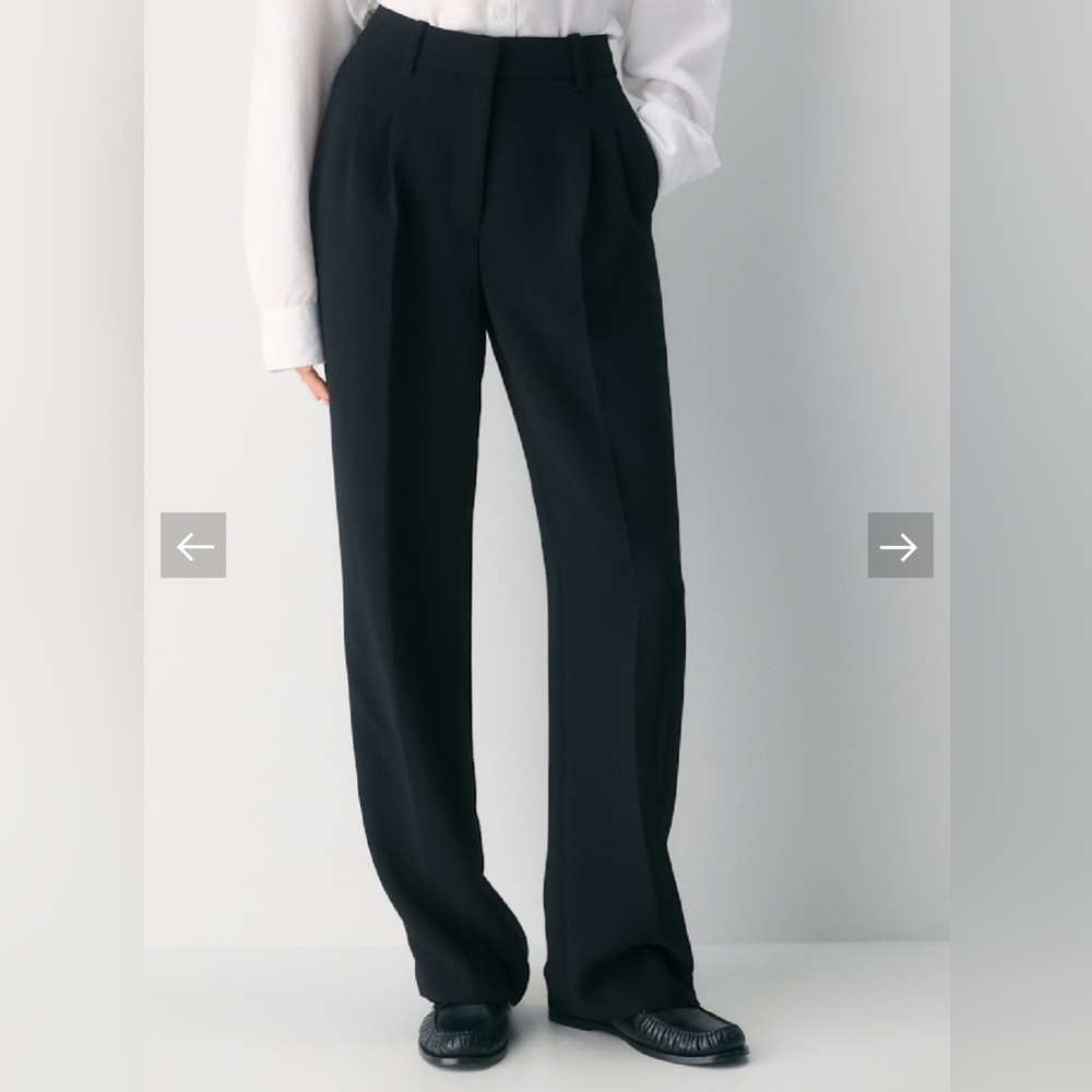 Wilfred Effortless Crepette Trouser Black
